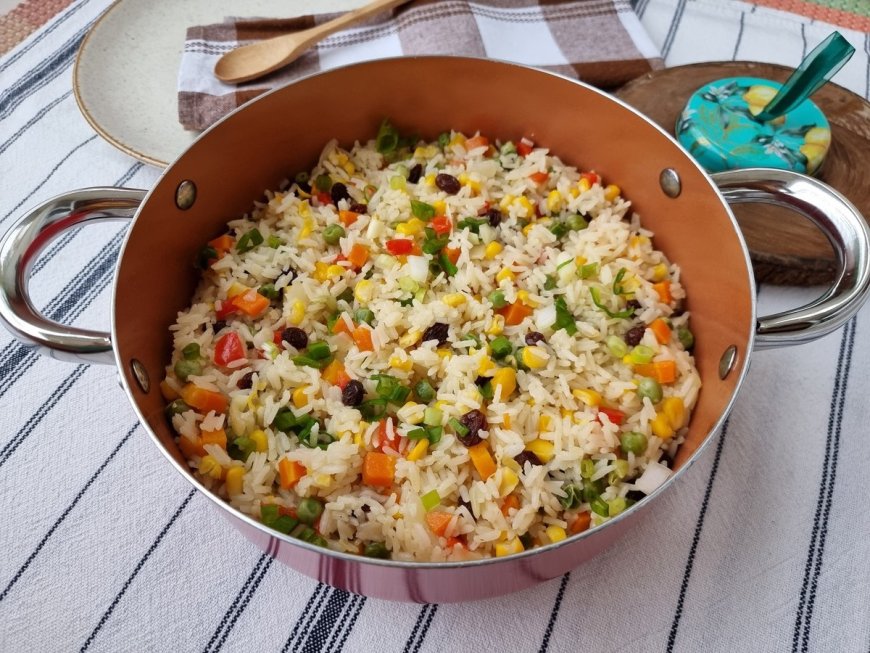 Arroz a Grega - Receita especial fácil